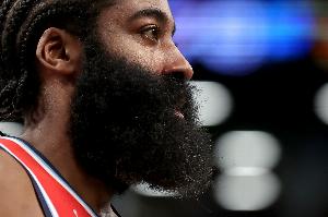 五大联赛直播-哈登砍24分8板8助难阻失利 出现5失误 正负值-17全场最低