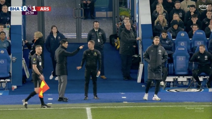 Opta：阿森纳本场平均开球时间31.4秒，少于本赛季195场英超